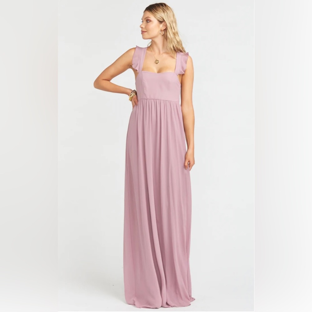 June Maxi Dress in Antique Rose Chiffon - Show Me Your Mumu - Picture 3 of 13